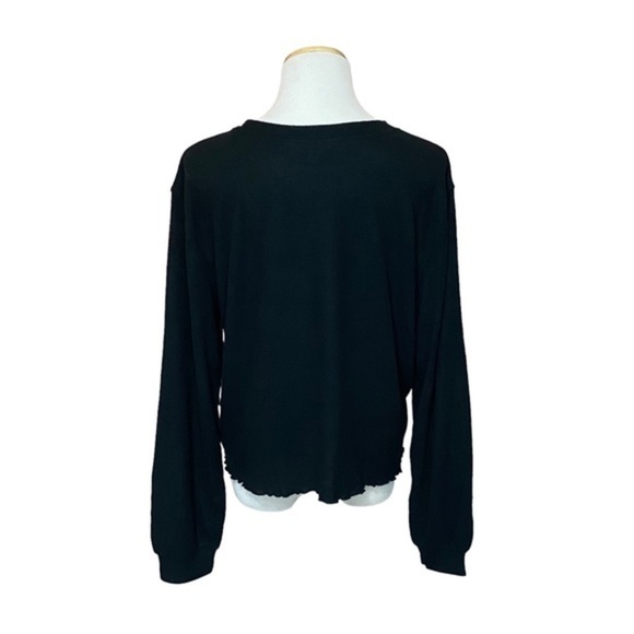 NWT BB Dakota Sweater Ribbed Lettuce Edge Plus XXL - Picture 3 of 11